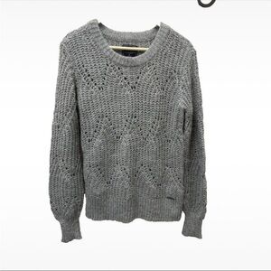 Abercrombie & Fitch Gray Textured Women's Sweater